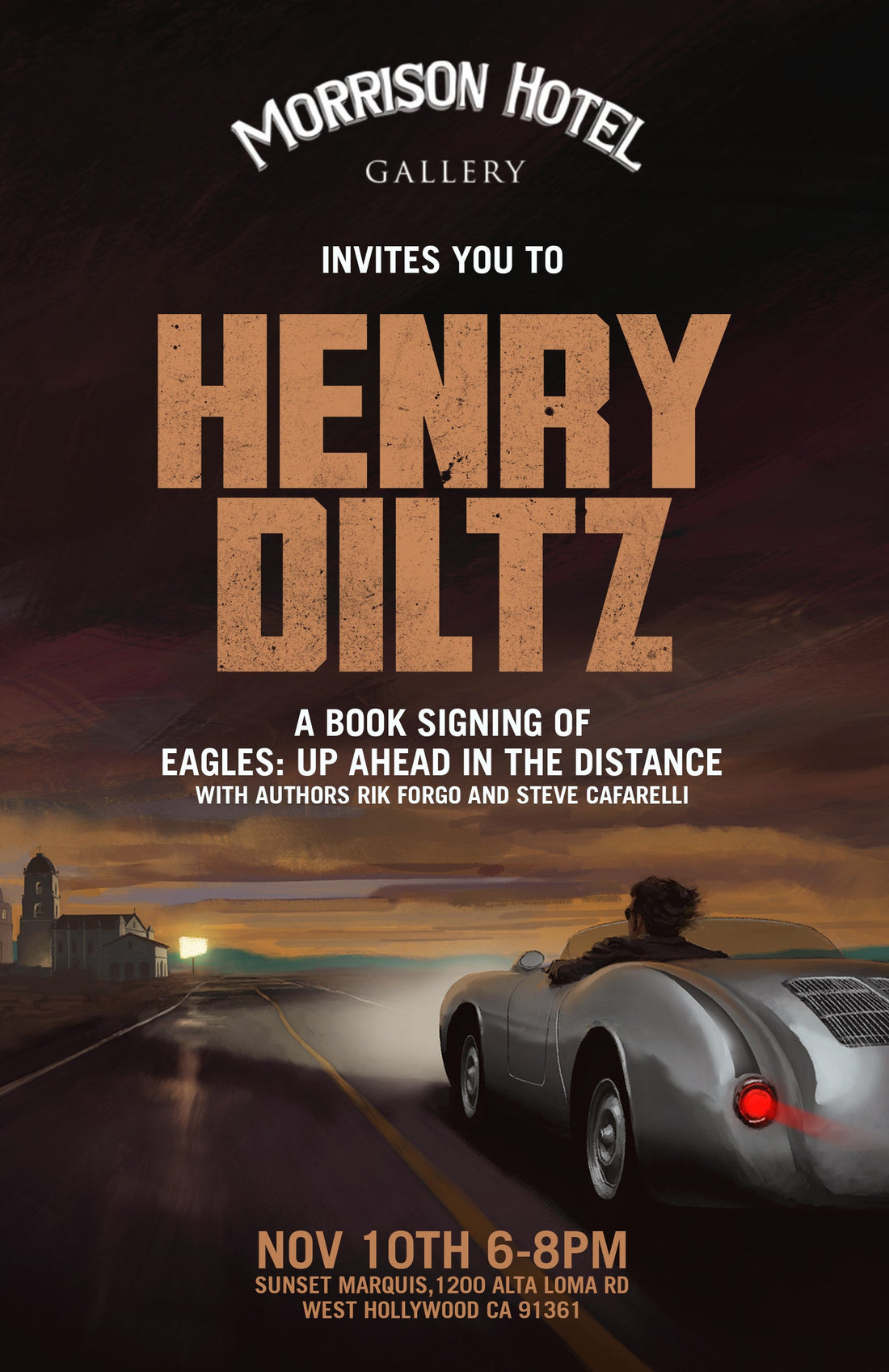 Eagles: Up Ahead in the Distance | Book Signing with Henry Diltz - Morrison Hotel Gallery