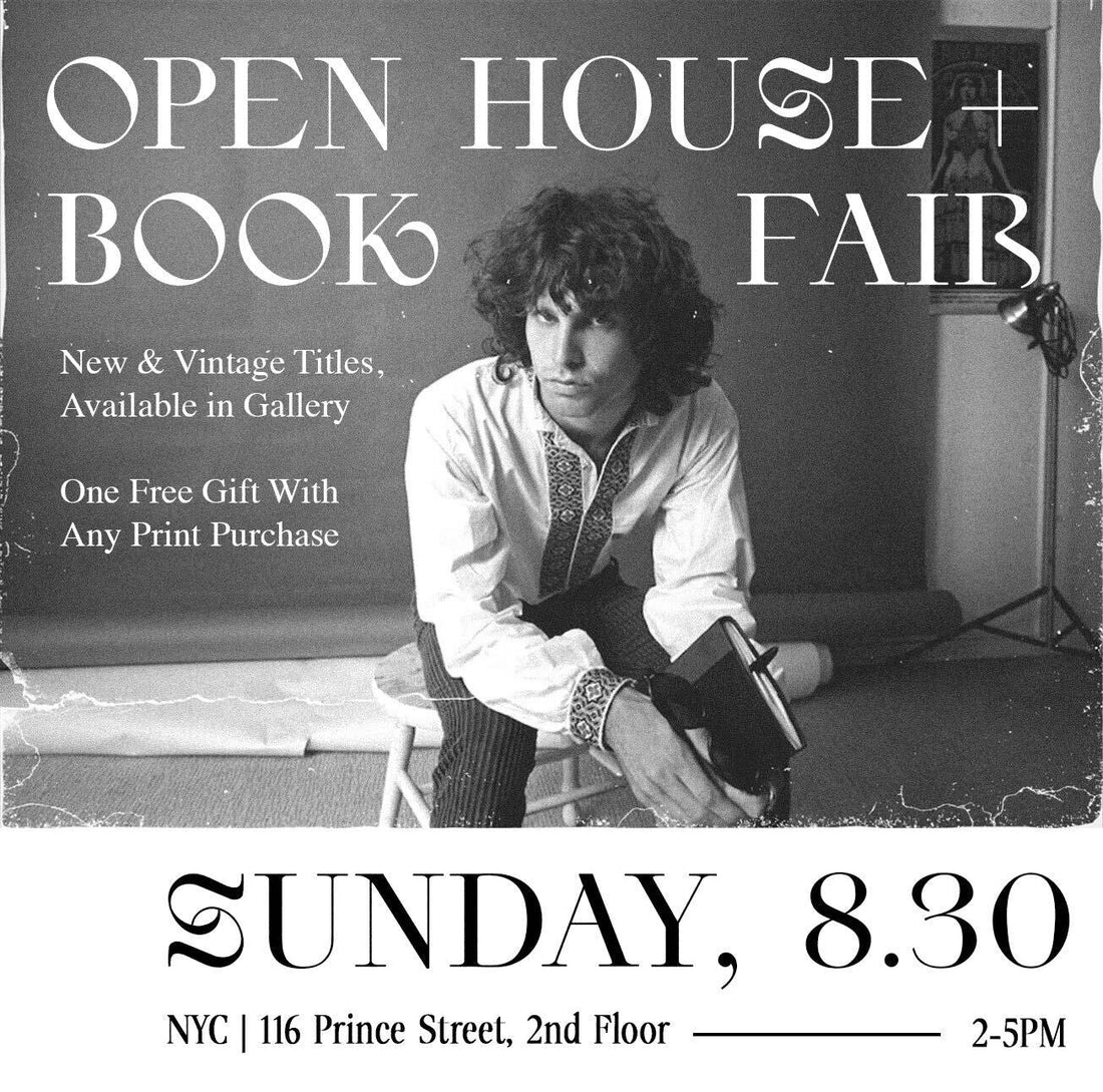 NYC: MHG BOOK FAIR + OPEN HOUSE - Morrison Hotel Gallery