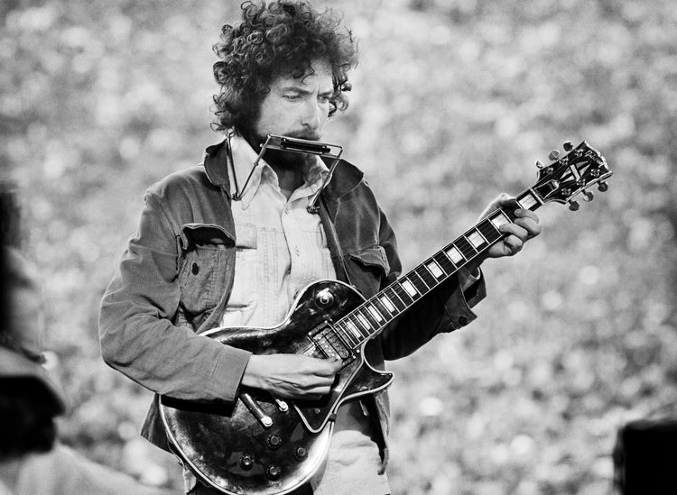 Bob Dylan and The Band, Oakland, CA, February 11, 1974.