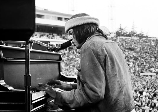 Neil Young, SNACK Benefit, Kezar Stadium, San Francisco, CA, March 23, 1975. - Morrison Hotel Gallery