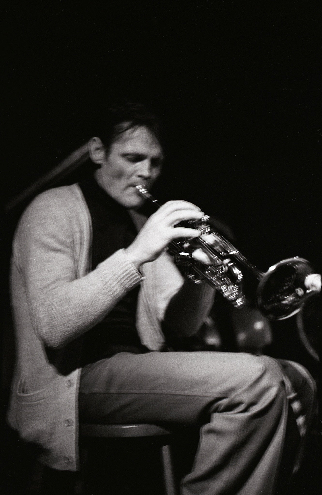 Chet Baker, Village Vanguard, NYC, 1978 by Carol Friedman