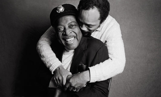 Quincy Jones and Count Basie, NYC, 1982 by Carol Friedman