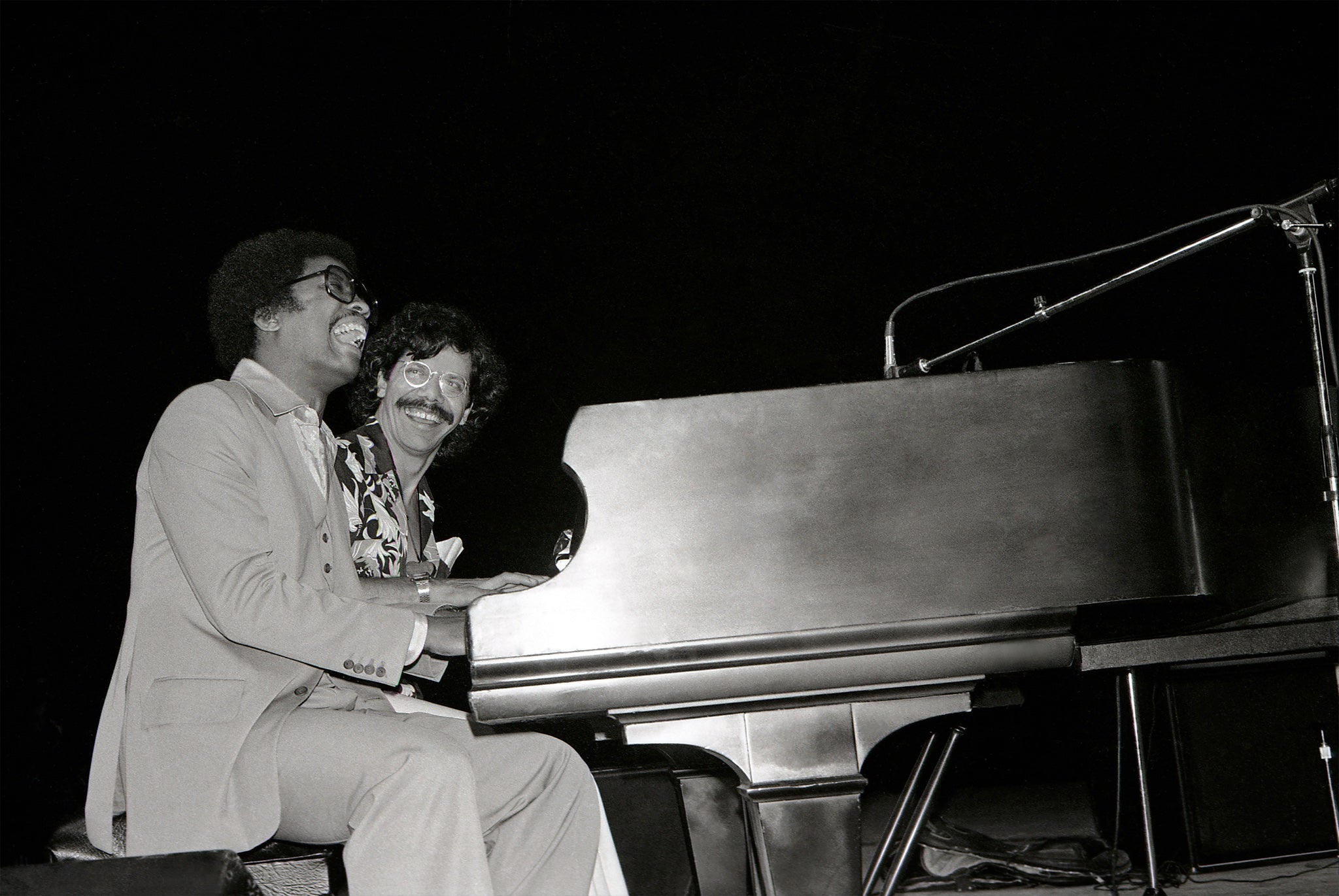 Herbie Hancock and Chick Corea, Saratoga, NY, 1978 by Carol Friedman