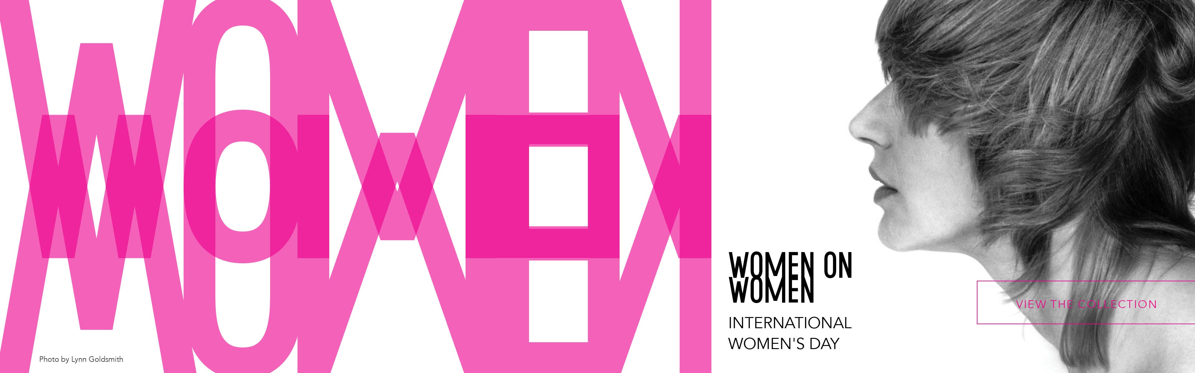 Women on Women - International Women's Day Collection Banner - Desktop