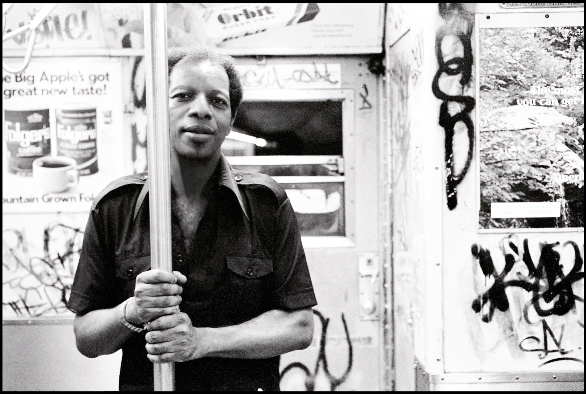 Ornette Coleman, Subway, NYC, 1979 by Carol Friedman