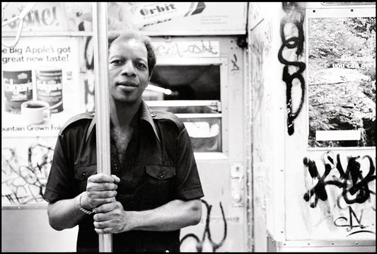 Ornette Coleman, Subway, NYC, 1979 by Carol Friedman