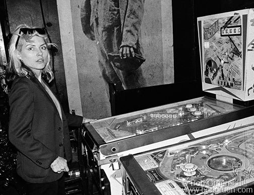 Debbie Harry, Playing Pinball, 1977