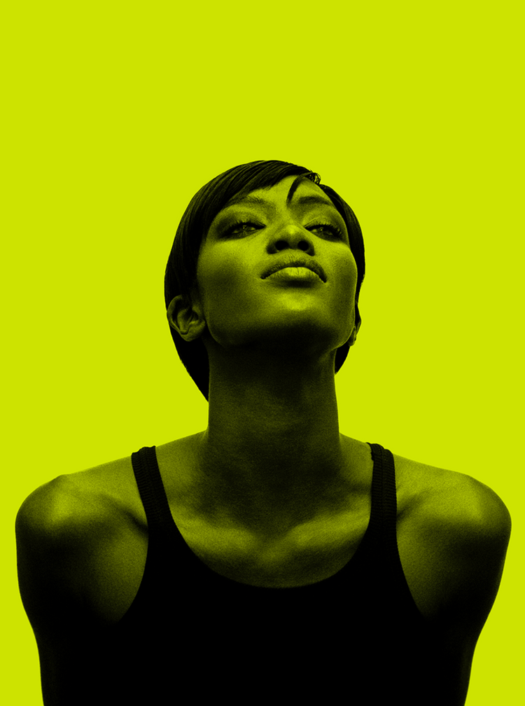 Naomi Campbell, Tank Top, London 2000