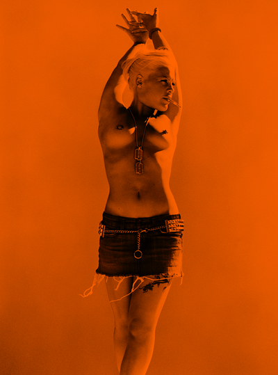 Pink, Arms Up With A Ciggie, New York, 2006