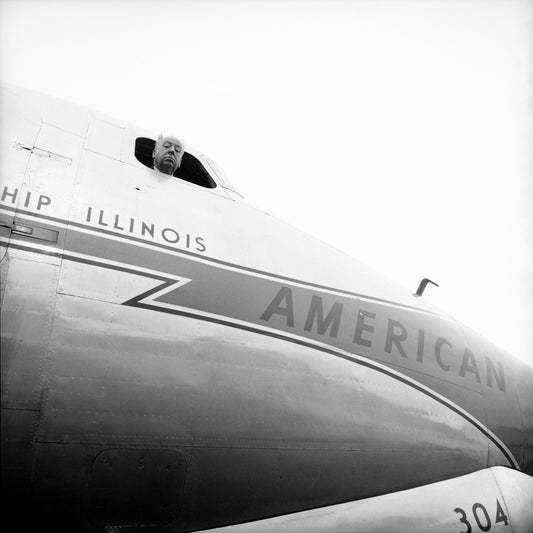 Alfred Hitchcock, American Airlines, 1959 - Morrison Hotel Gallery