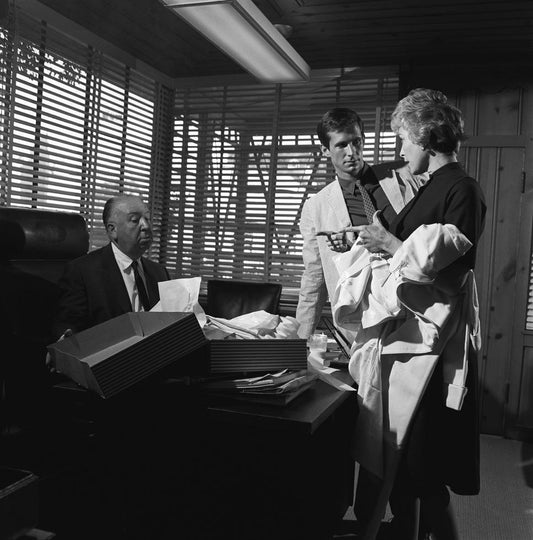 Alfred Hitchcock, Anthony Perkins, and Janet Leigh, 1959 - Morrison Hotel Gallery