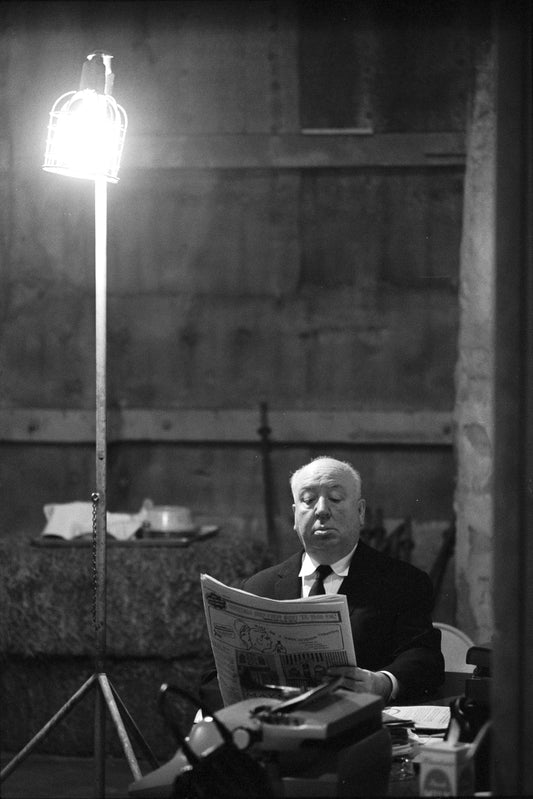 Alfred Hitchcock, Having a Break on the Set of Marnie, 1963 - Morrison Hotel Gallery