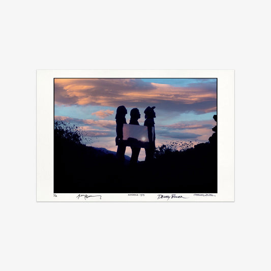 America, Homecoming, 1972, Colourised & Co - signed - Morrison Hotel Gallery