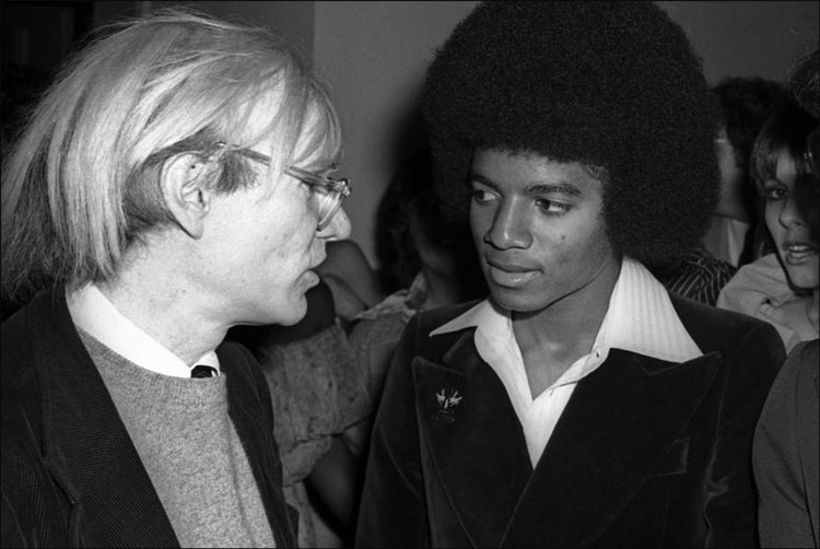 Andy Warhol and Michael Jackson - Morrison Hotel Gallery