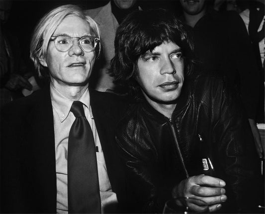 Andy Warhol and Mick Jagger, NYC, 1977 - Morrison Hotel Gallery