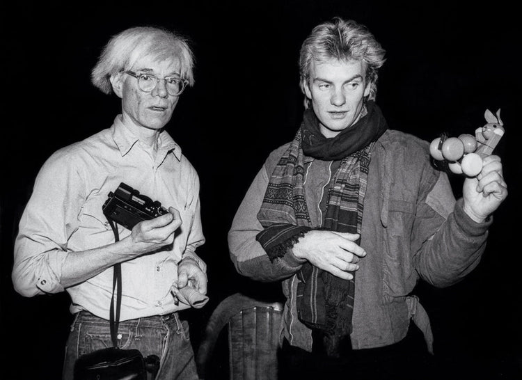 Andy Warhol and Sting, NYC, 1982 - Morrison Hotel Gallery