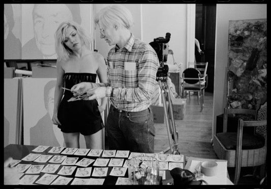 Andy Warhol & Debbie Harry, Looking at Polaroids - Morrison Hotel Gallery