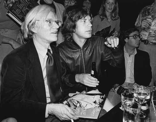 Andy Warhol & Mick Jagger, NYC, 1977 - Morrison Hotel Gallery