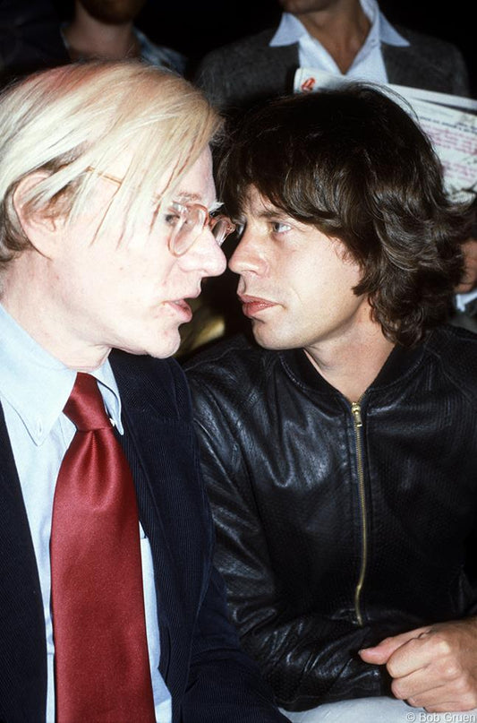 Andy Warhol & Mick Jagger, NYC, 1977 - Morrison Hotel Gallery