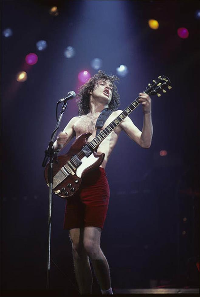 Angus Young, ACDC, 1980 - Morrison Hotel Gallery