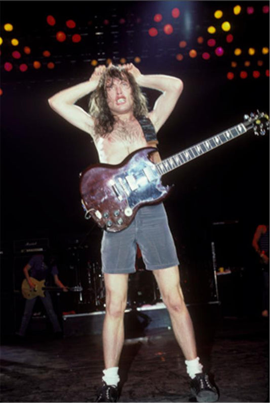 Angus Young, AC/DC, 1985 - Morrison Hotel Gallery