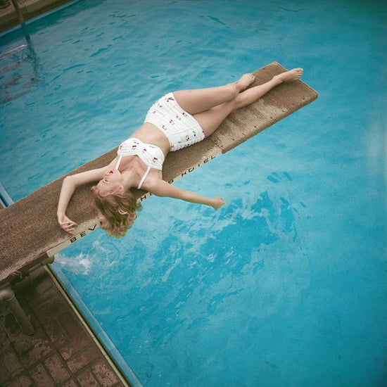 Anita Eckberg, Modeling Jantzenon Swimwear, 1954 - Morrison Hotel Gallery