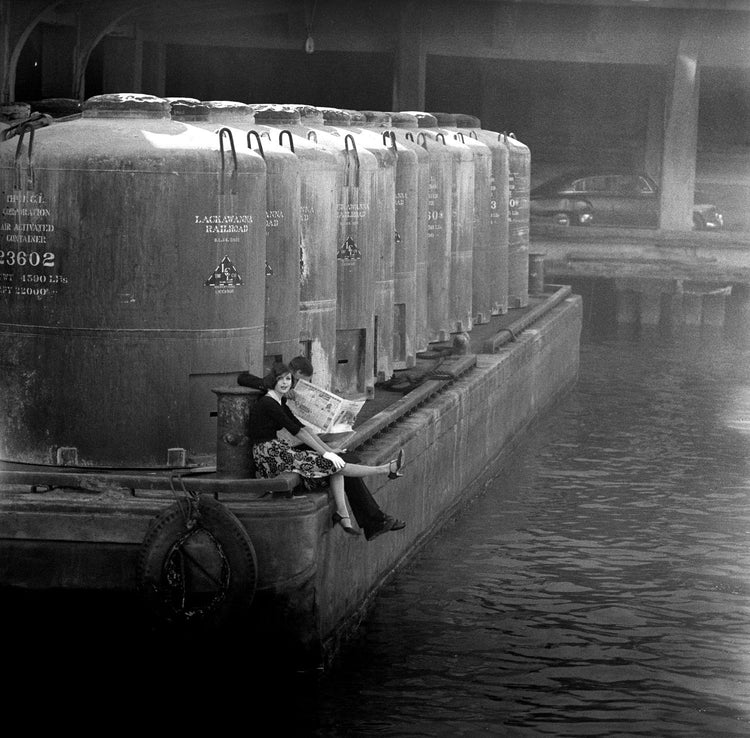 Anne St. Marie and Bob Smith, Vogue on the Docks, New York, 1958 - Morrison Hotel Gallery