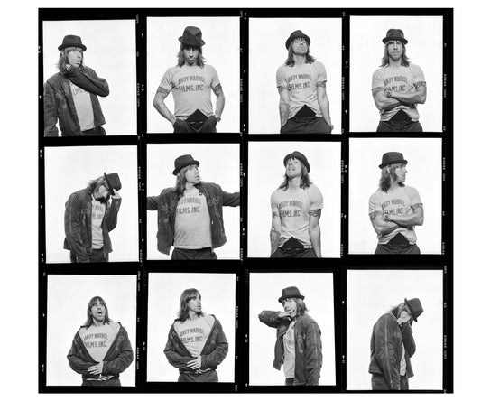 Anthony Kiedis, Red Hot Chili Peppers, contact sheet, Hollywood, 2004 - Morrison Hotel Gallery