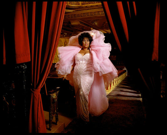 Aretha Franklin, Pink Dress, Detroit MI, 1996 - Morrison Hotel Gallery