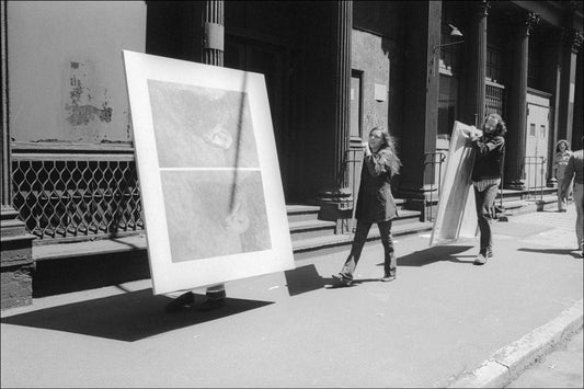 Artists Carry Paintings, SoHo, NYC - Morrison Hotel Gallery