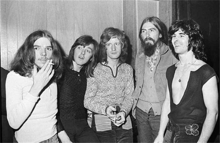 Badfinger with George Harrison, New York  1971