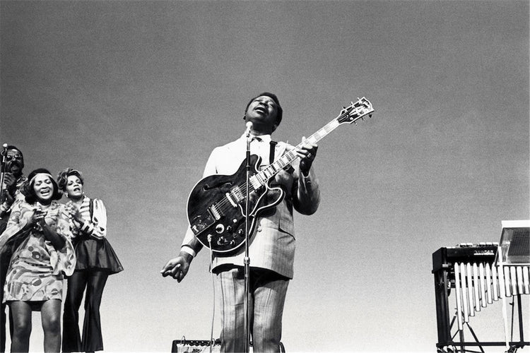 B.B. King, ABC Studios, Los Angeles, CA, 1970 - Morrison Hotel Gallery