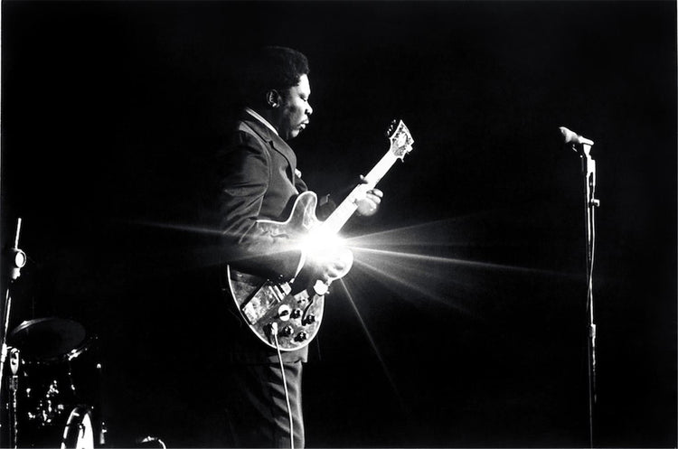 B.B. King, Rolling Stones Tour, Los Angeles, CA, 1969