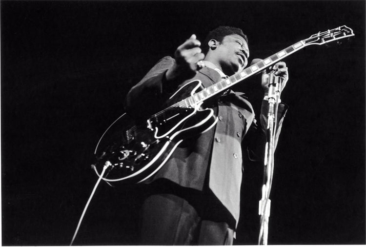 B.B. King, Rolling Stones Tour, San Diego, CA, 1969