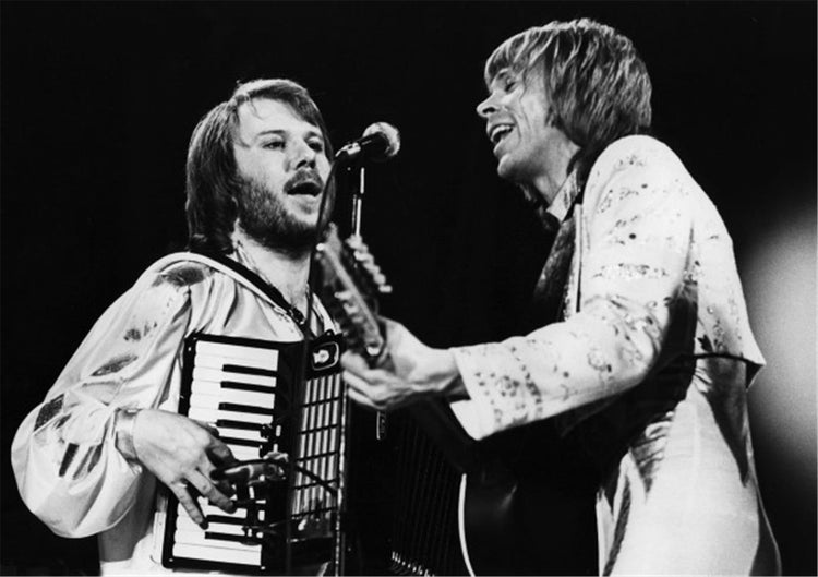 Benny Andersson and Bjorn Ulvaeus, ABBA, Amsterdam, February 4, 1977 - Morrison Hotel Gallery
