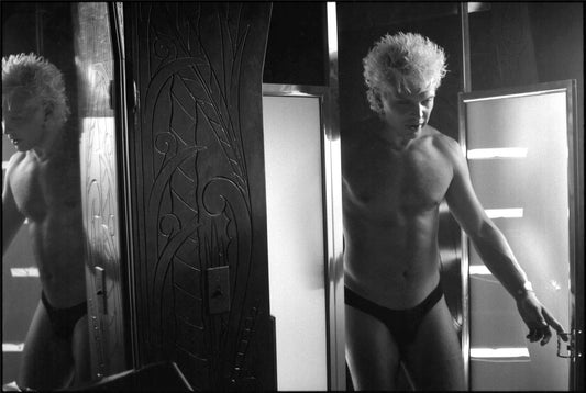 Billy Idol, Leaving Shower, Los Angeles, CA, 1989 - Morrison Hotel Gallery