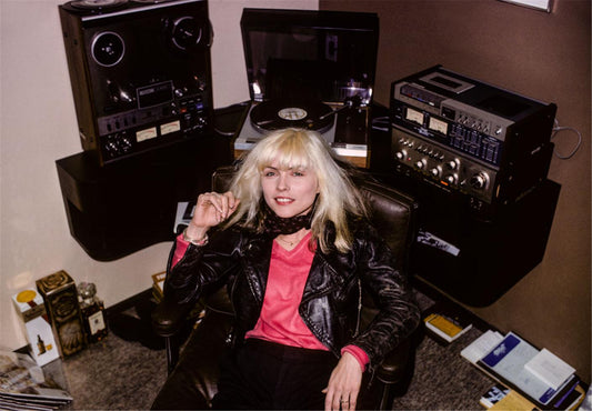 Blondie with Record Player, 1977 - Morrison Hotel Gallery