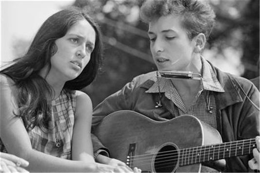 Bob Dylan and Joan Baez - Morrison Hotel Gallery