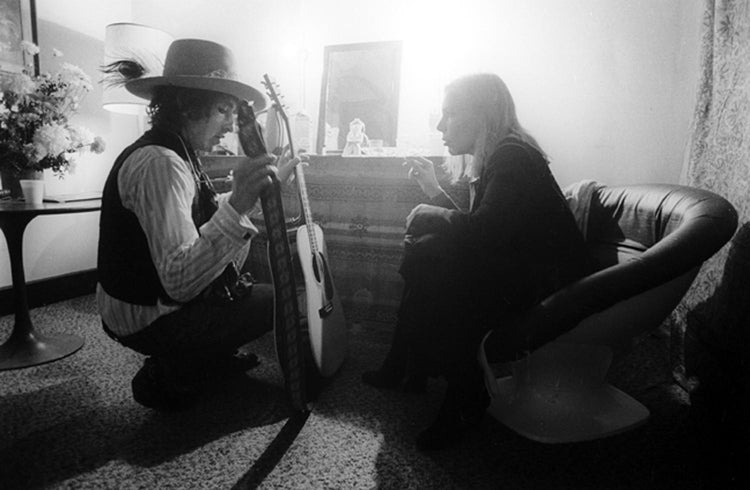 Bob Dylan and Joni Mitchell, 1975 - Morrison Hotel Gallery