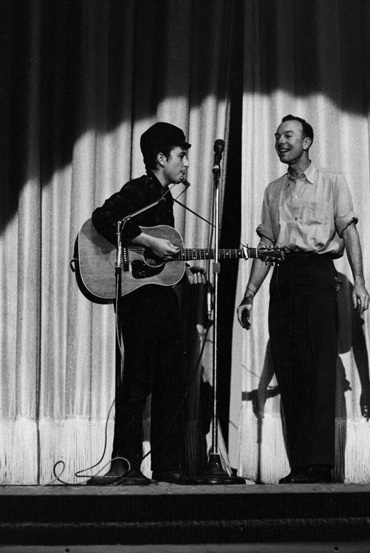 Bob Dylan and Pete Seeger - Morrison Hotel Gallery