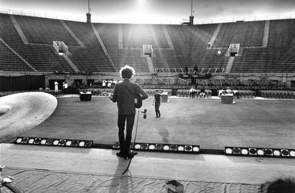 Bob Dylan at Forest Hills Soundcheck, 1965 | Celebrity Portrait at
