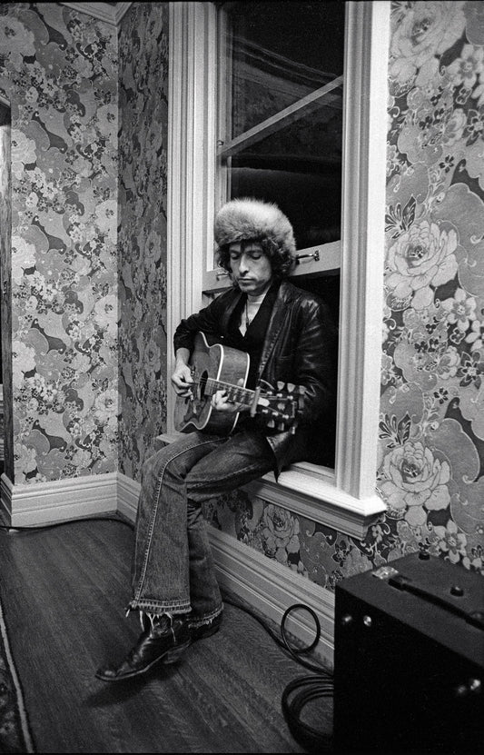Bob Dylan at Gordon Lightfoot's House for a Rolling Thunder Review Tour Party, 1975 - Morrison Hotel Gallery