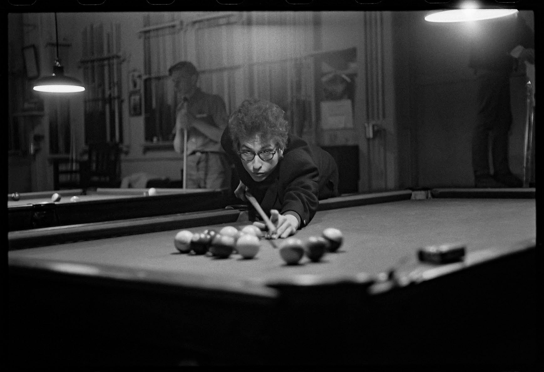 Bob Dylan, at the Pool Hall