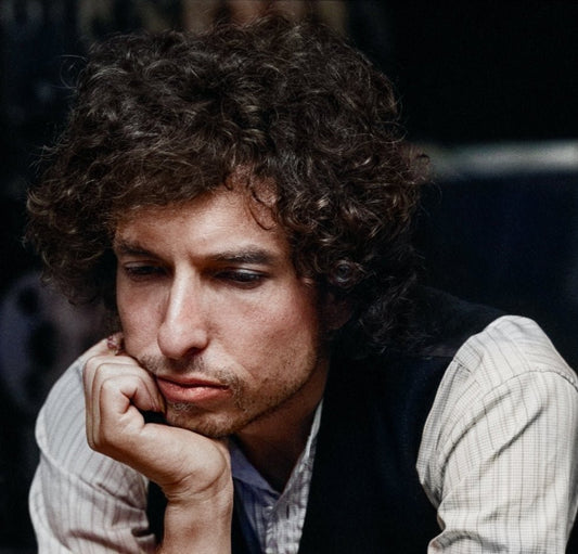 Bob Dylan, at the Secret Sound Studio, 1976 (Colorized) - Morrison Hotel Gallery