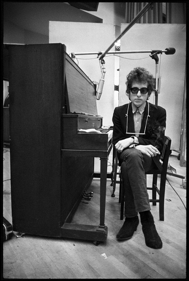 Bob Dylan, Columbia Recording Studios, New York City, 1965