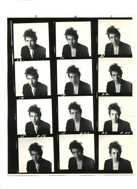 Bob Dylan, Contact Sheet - Morrison Hotel Gallery