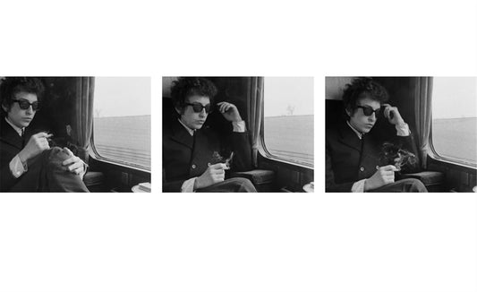 Bob Dylan, en route to Manchester, 1965 (triptych) - Morrison Hotel Gallery