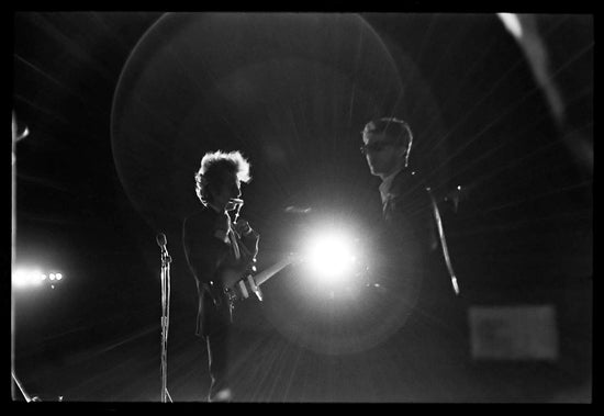 Bob Dylan & Robbie Robertson, On Stage Performing at Forest Hills Stadium, 1965 - Morrison Hotel Gallery