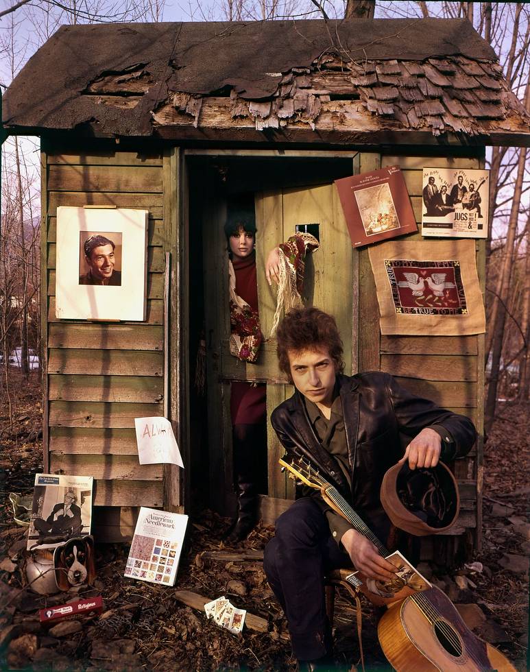 Bob Dylan Rady Shell Bob Dylan & Sara Dylan, Shack in Woodstock, NY, 1965