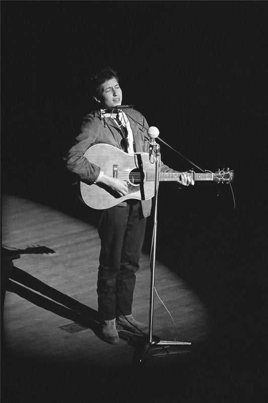 Bob Dylan, Town Hall Stage, New York City, 1963 - Morrison Hotel Gallery